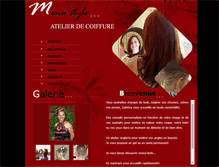 Tablet Screenshot of monastylecoiffure.com